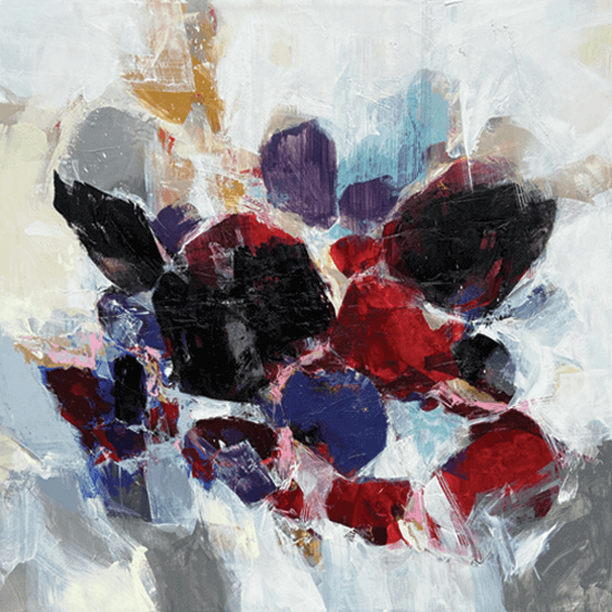 Turning Stones, Acrylic and Mixed Media
60
