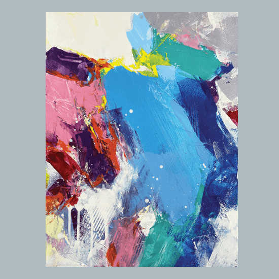 Turning Stones, Acrylic and Mixed Media
16.25